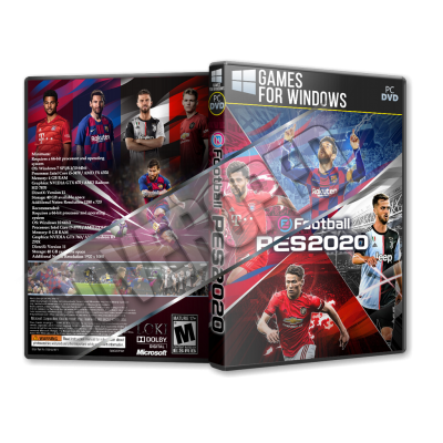 PES 2020 Pc Game Türkçe Dvd Cover Tasarımı